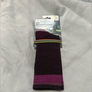 Smartwool Outdoor Plein Air Unisex Socks. Purple. Large.